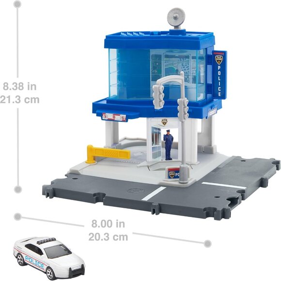 Matchbox Toy Car & Playset, Action Drivers Police Traffic Center - Picture 2 of 6